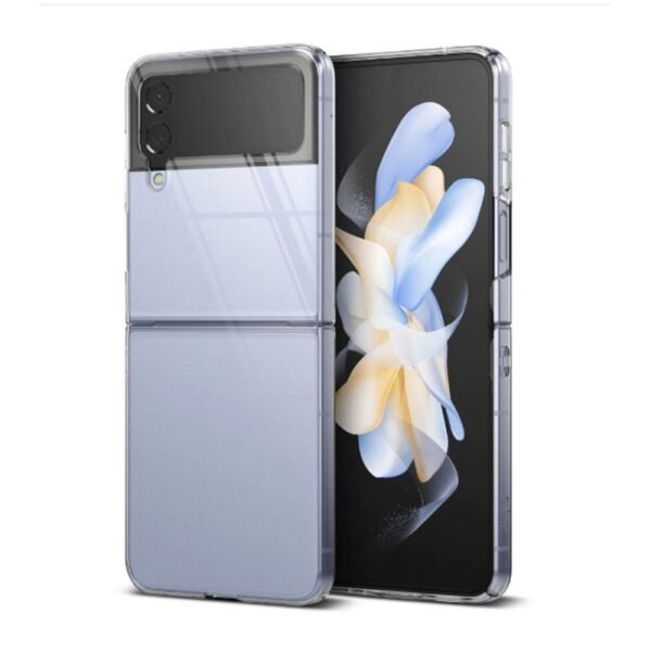 Калъф MBX със силиконова рамка за Galaxy Z Flip4 5G – Прозрачен