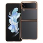 Калъф MBX с кант за Galaxy Z Flip4 5G – Розово-златен