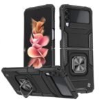 Калъф bSmart Подсилен кейс Ring Armor за Galaxy Z Flip4 5G – Черен - Image 2