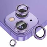 Протектор за камера MBX метални рингове за iPhone 14 – Лилав