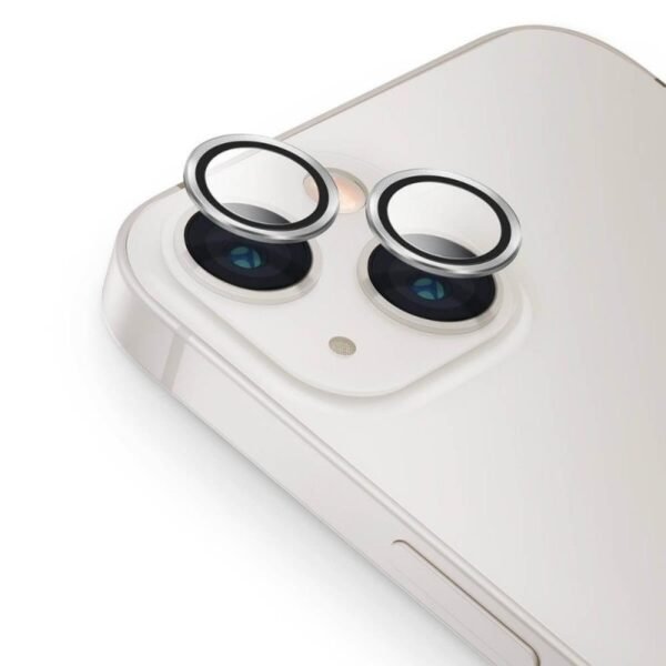 Протектор за камера MBX метални рингове за iPhone 14 – Сребрист
