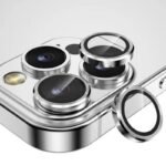 Протектор за камера MBX метални рингове за iPhone 14 Pro – Сребрист