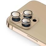 Протектор за камера MBX метални рингове за iPhone 14 Pro – Златист