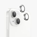Протектор за камера MBX метални рингове за iPhone 15 – Сребрист