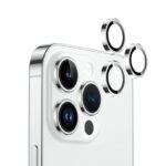Протектор за камера MBX метални рингове за iPhone 15 Pro – Сребрист