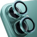 Протектор за камера MBX метални рингове за iPhone 16 – Зелен