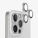 Протектор за камера MBX метални рингове за iPhone 16 Pro – Сребрист