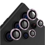 Протектор за камера MBX метални рингове за Galaxy S23 Ultra – Лилав