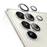 Протектор за камера MBX метални рингове за Galaxy S23 Ultra – Сребрист