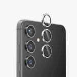 Протектор за камера MBX метални рингове за Galaxy S24 – Сребрист