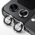Протектор за камера MBX метални рингове за Galaxy Z Flip4 5G – Сребрист