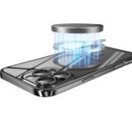 Калъф bSmart Chrome MagSafe с протектори за камерите за iPhone 16 Pro – Черен - Image 5