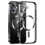 Калъф bSmart Chrome MagSafe с протектори за камерите за iPhone 17 – Черен