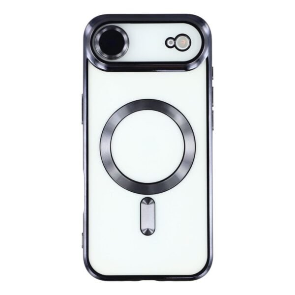 Калъф bSmart Chrome MagSafe с протектори за камерите за iPhone 17 Air – Черен