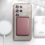 Калъф bSmart Chrome MagSafe с протектори за камерите за Galaxy S25 Ultra – Розово-златен - Image 5