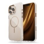 Калъф bSmart Clear Thin MagSafe за iPhone 17 – Златен