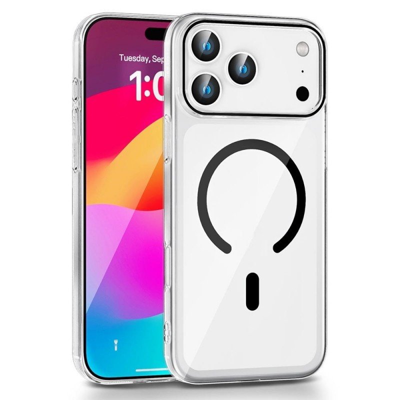 silikonov-keys-bsmart-clear-thin-magsafe-za-iphone-17-pro-max-69-cheren22097-0-800x800-1.jpg Калъф bSmart Clear Thin MagSafe за iPhone 17 Pro Max – Черен - Image 1