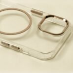 Калъф bSmart Clear Thin MagSafe за iPhone 17 Pro Max – Златен - Image 5