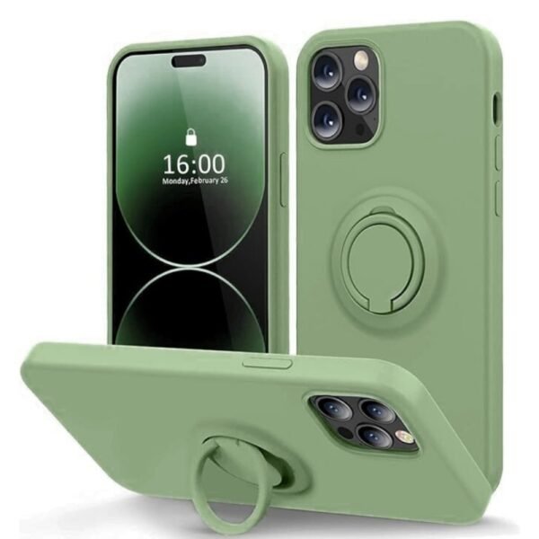 Калъф bSmart Finger Grip за iPhone 16 – Ментов