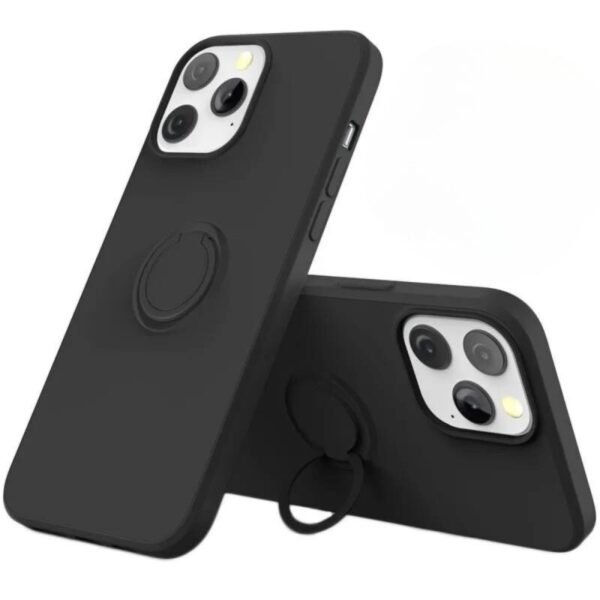 Калъф bSmart Finger Grip за iPhone 16 Pro Max – Черен