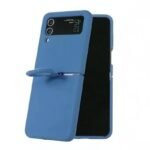 Калъф bSmart Silicone Cover с пръстен за Galaxy Z Flip4 5G – Син