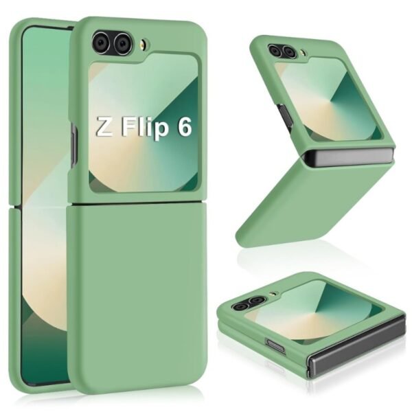 Калъф bSmart Silicone Cover за Galaxy Z Flip6 – Ментов