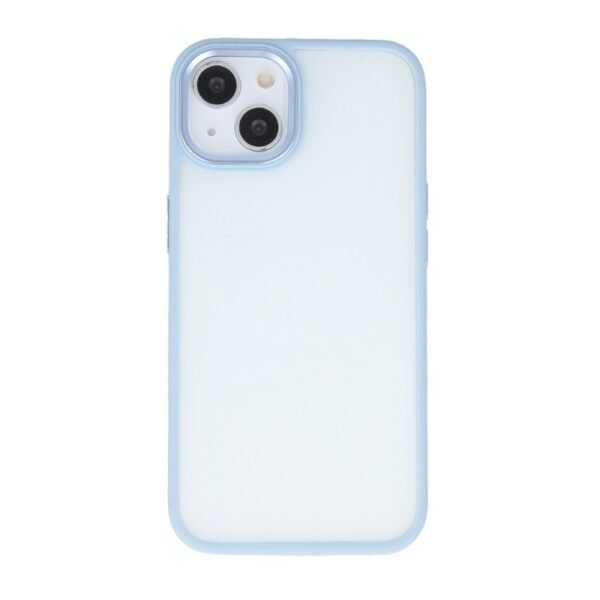 Калъф bSmart Silicone Satin Matt Case за iPhone 16 – Бледосин