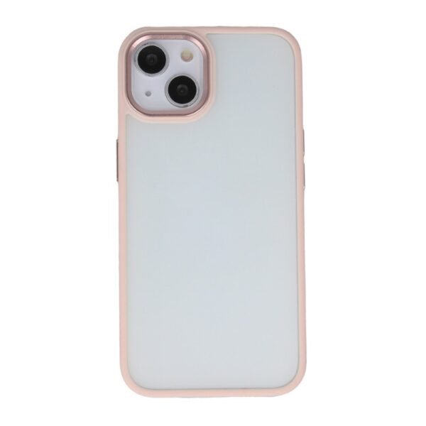 Калъф bSmart Silicone Satin Matt Case за iPhone 16 Pro Max – Бледорозов