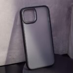 Калъф bSmart Silicone Satin Matt Case за Galaxy S23 Ultra – Черен - Image 3