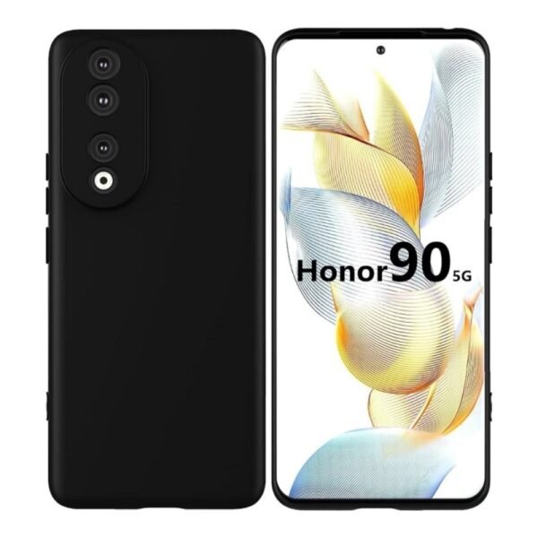 Калъф bSmart Silicone Soft Cover за Honor 90 – Черен