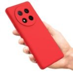 Калъф bSmart Silicone Soft Cover за Honor Magic8 Lite – Червен - Image 4