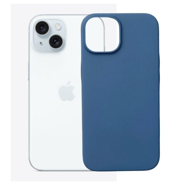 Калъф bSmart Silicone Soft Cover за iPhone 13 – Тъмносин
