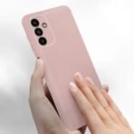 Калъф bSmart Silicone Soft Cover за Galaxy S22 Plus 5G – Пепел от рози - Image 4