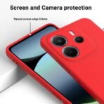 Калъф bSmart Silicone Soft Cover за Xiaomi Redmi Note 15 5G / 4G – Червен - Image 4
