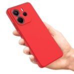 Калъф bSmart Silicone Soft Cover за Xiaomi Redmi Note 15 5G / 4G – Червен - Image 5