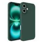 Калъф iPaky матиран за iPhone 16 – Тъмнозелен