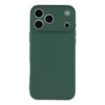 Силиконов кейс iPaky матиран, за iPhone 17 Pro Max (6.9), Тъмнозелен