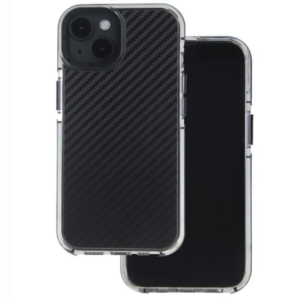 Калъф MBX Acrylic Carbon за iPhone 15 – Черен