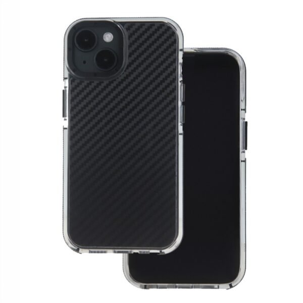 Калъф MBX Acrylic Carbon за iPhone 16 Pro Max – Черен