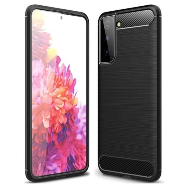 Калъф MBX Carbon за Galaxy S21 Plus – Черен