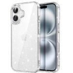 Калъф Shine 2 mm брокатен за iPhone 16 – Прозрачен