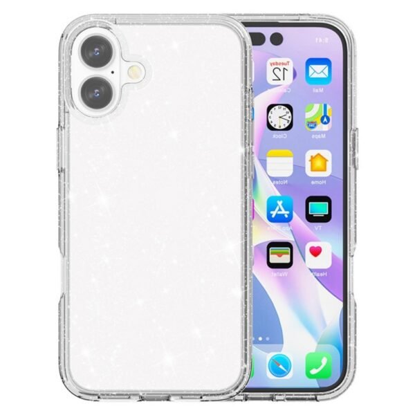 Калъф Shine 2 mm брокатен за iPhone 7/8/SE 2020/2022 – Прозрачен