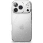 Силиконов кейс Shine 2 mm брокатен, за iPhone 17 Pro Max (6.9), Прозрачен