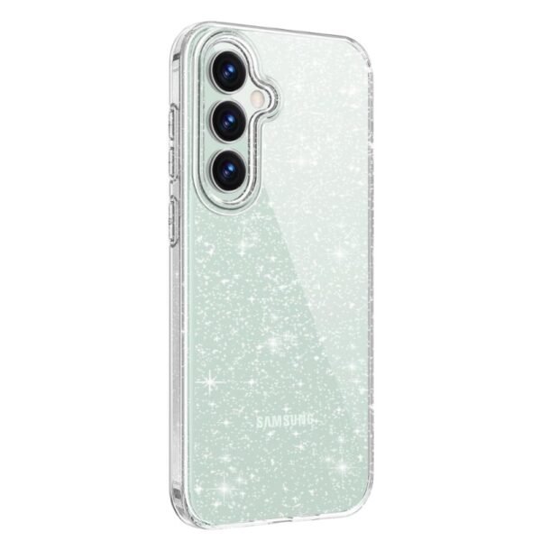 Калъф Shine 2 mm брокатен за Galaxy S24 FE – Прозрачен