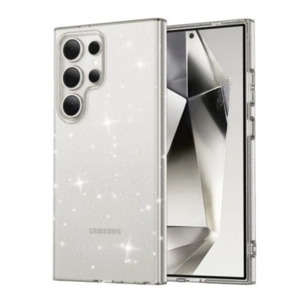 Калъф Shine 2 mm брокатен за Galaxy S25 Ultra – Прозрачен