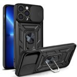 Калъф bSmart Defender Slide за iPhone 16 Pro – Черен