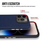 Калъф Vmax Triangle за iPhone 15 Pro Max – Тъмносин - Image 4