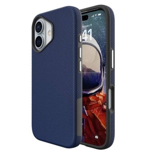 Калъф Vmax Triangle за iPhone 16 – Тъмносин
