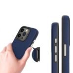 Калъф Vmax Triangle за iPhone 16 Pro – Тъмносин - Image 4