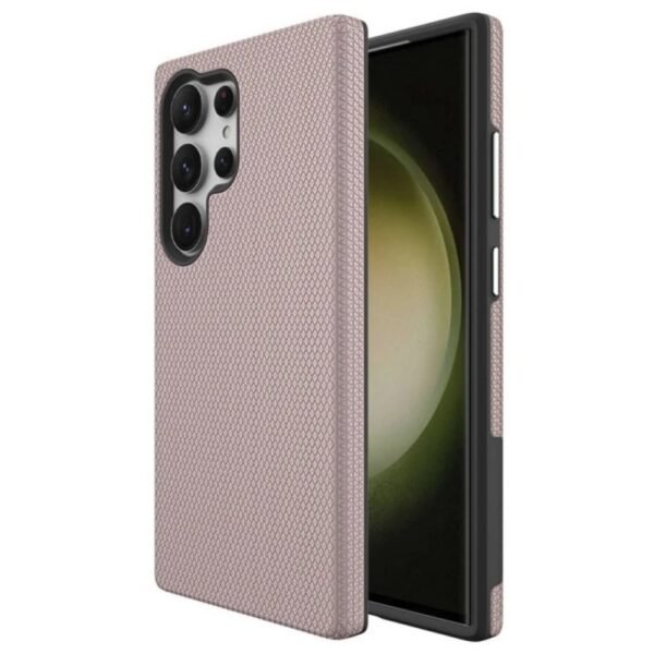 Калъф Vmax Triangle за Galaxy S25 Ultra – Розово-златен